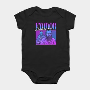 Fyodor Dostoevsky 90s Bootleg Baby Bodysuit